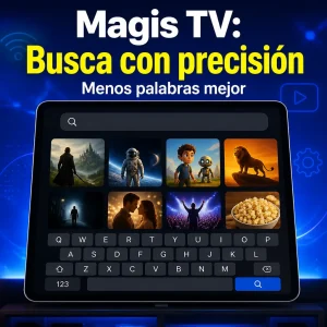 Cómo buscar en Magis TV con menos palabras y más precisión